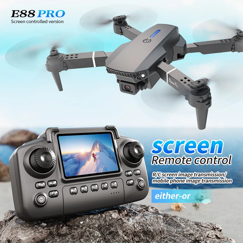 Drone Controller Screen - Professionele E88 PRO Drone met scherm,