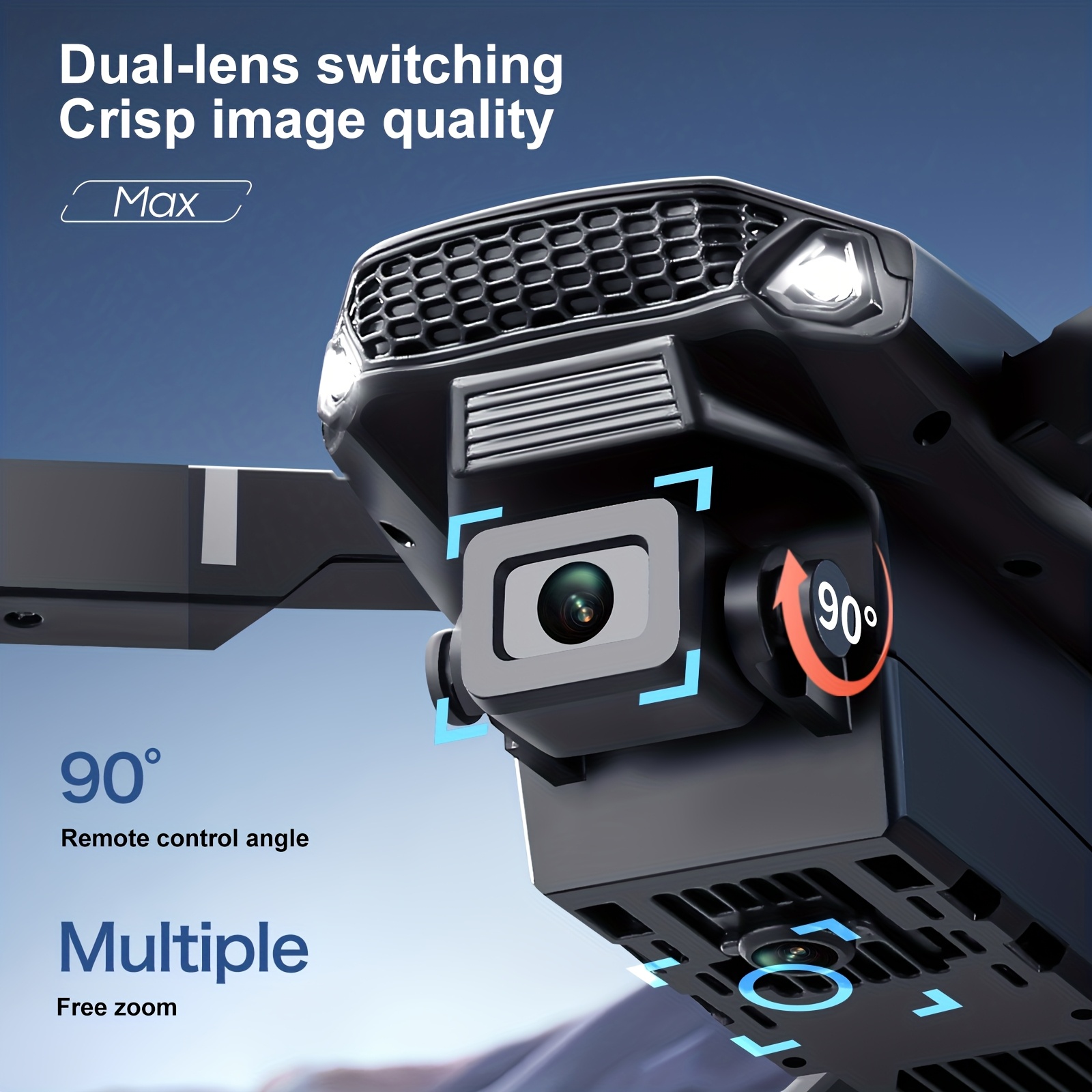 De verbeterde E88PRO MAX opvou - Drone Controller Screen recensie en prijs